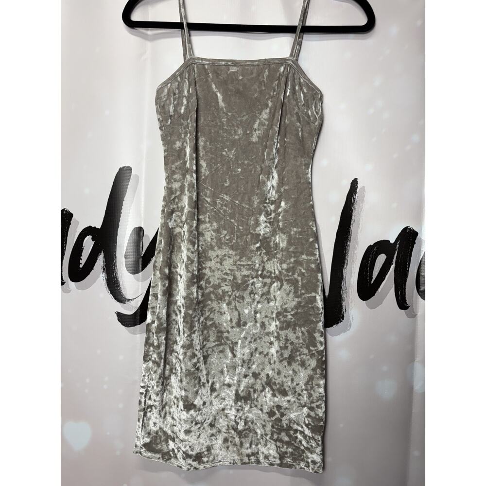 Windsor Tan Women's Velour Mini Dress Whimsigoth Fairy Y2K 90's Club Scene S